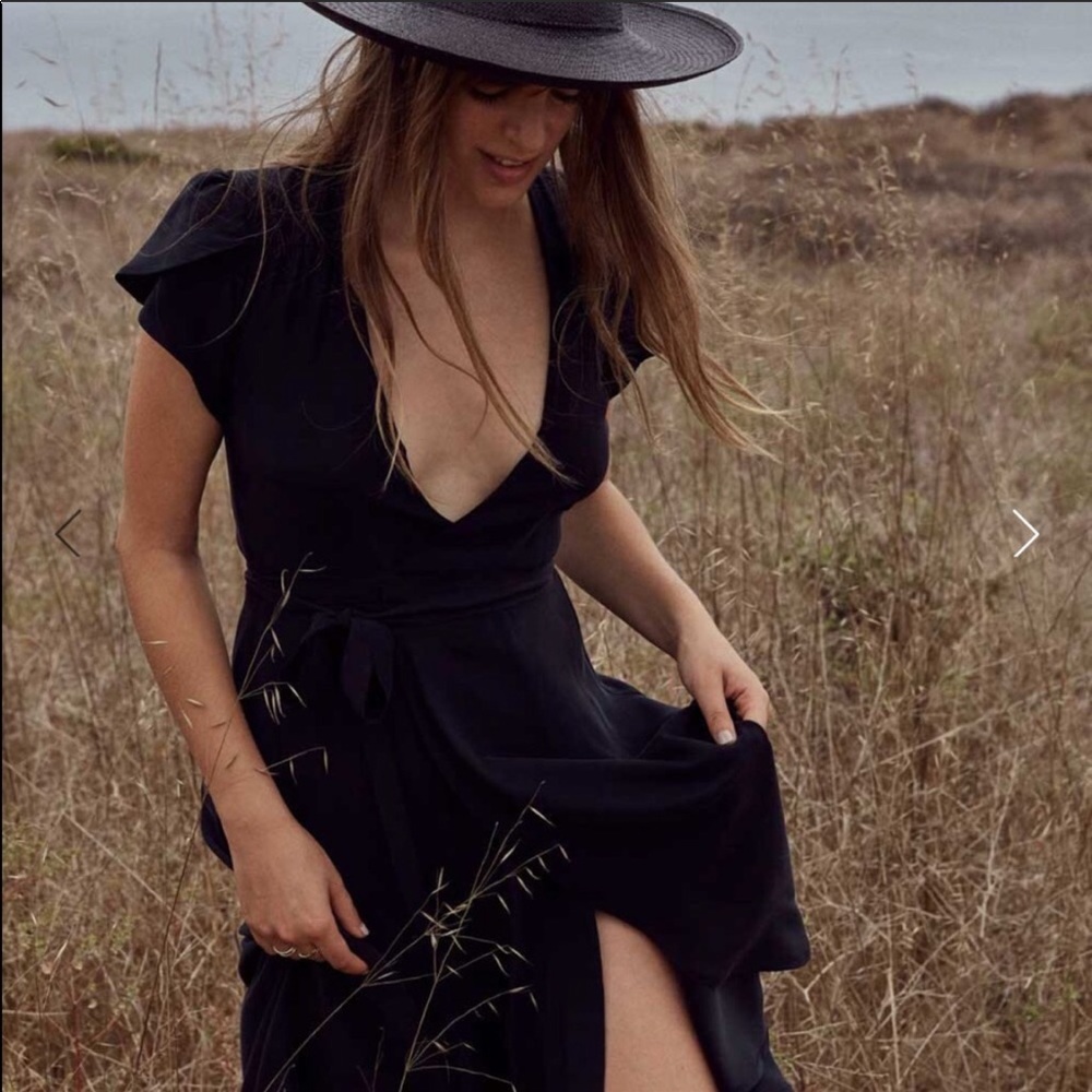 Christy Dawn Black High-Low Dress